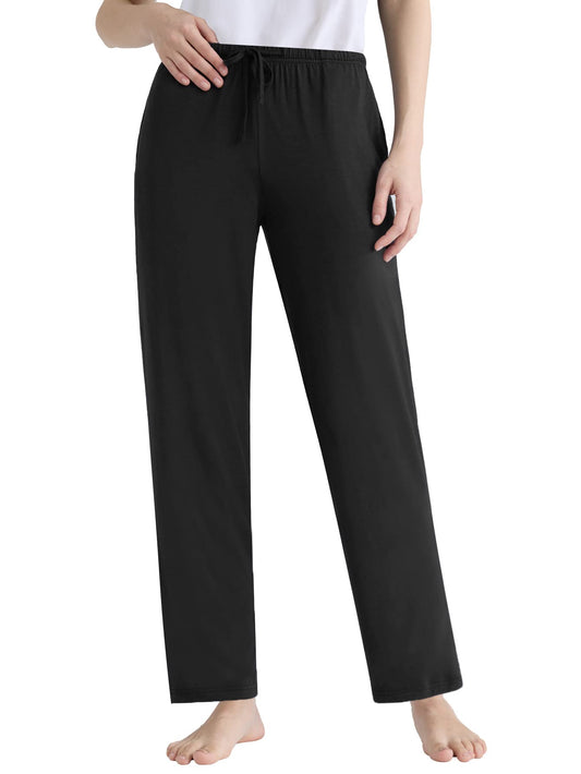 Women's Petite Soft Viscose Pajama Pants with Pockets - Latuza