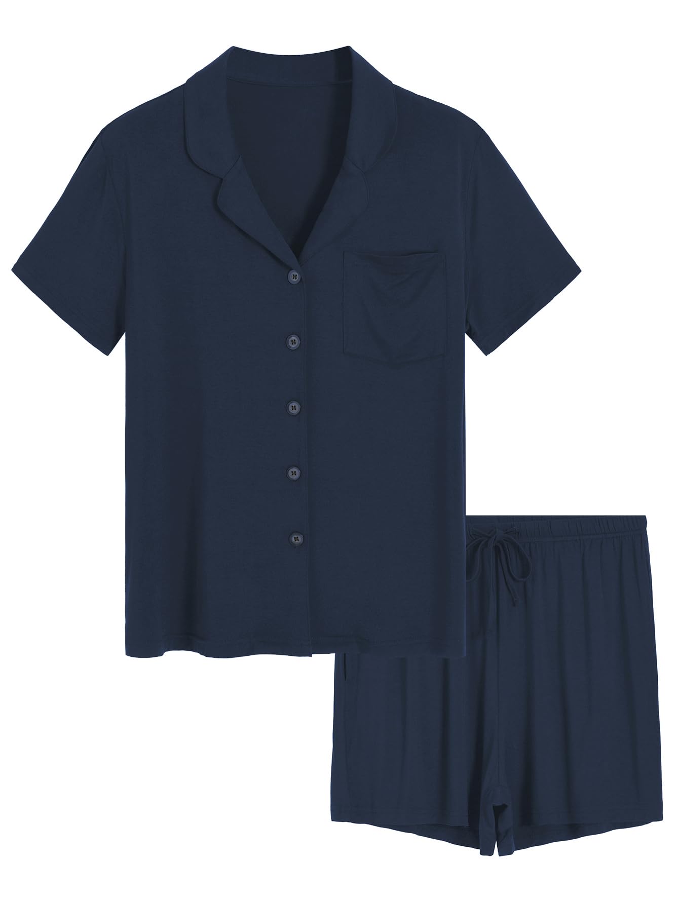 Women's Button Down Pajamas Set Cooling Viscose - Latuza