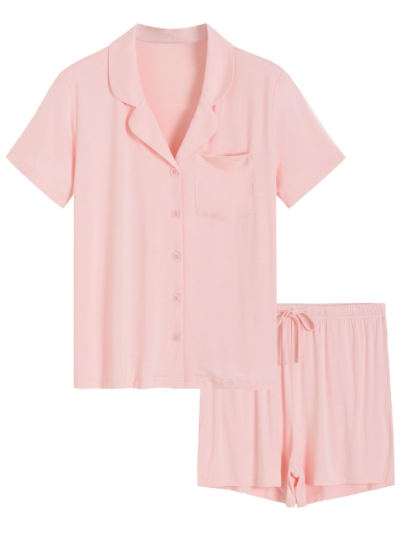 Women's Button Down Pajamas Set Cooling Viscose - Latuza