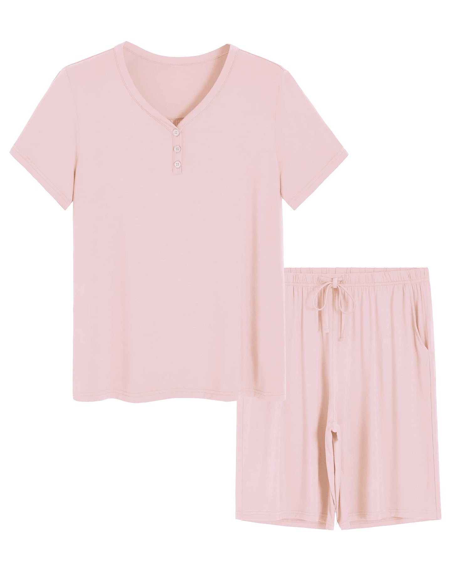 Women's Bamboo Viscose Bermuda Shorts Pajama Set - Latuza
