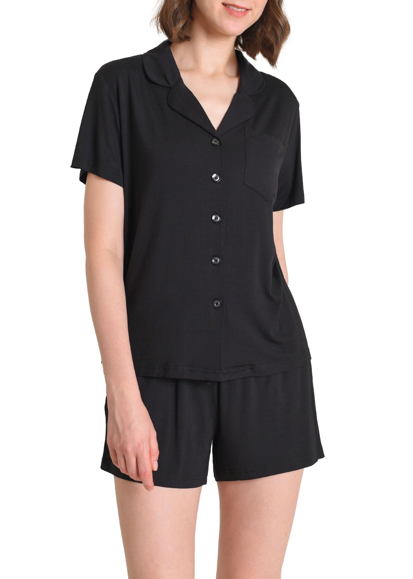 Women's Button Down Pajamas Set Cooling Viscose - Latuza
