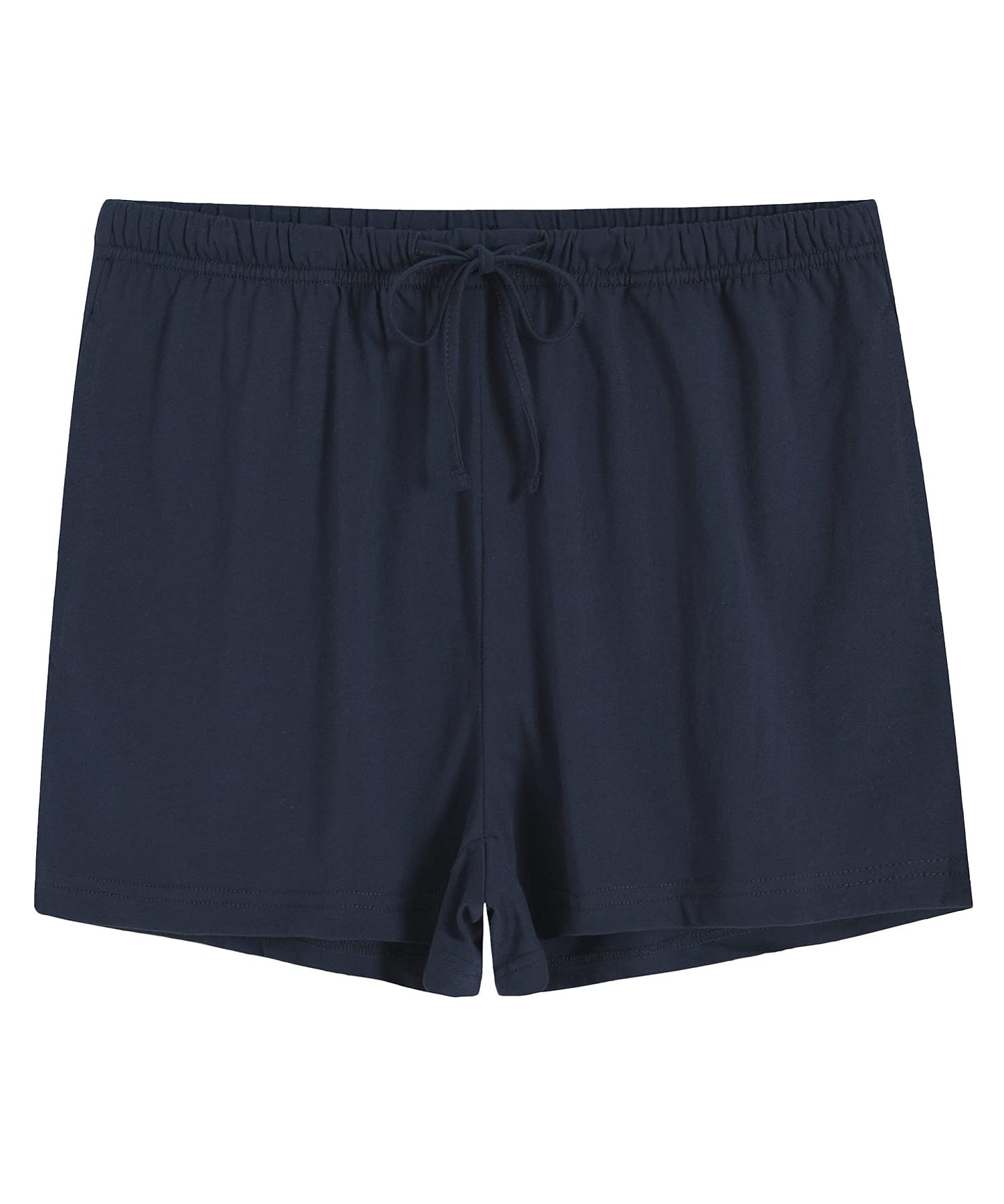 Women's Cotton Pajama Shorts Knit Lounge Shorts with Pockets - Latuza