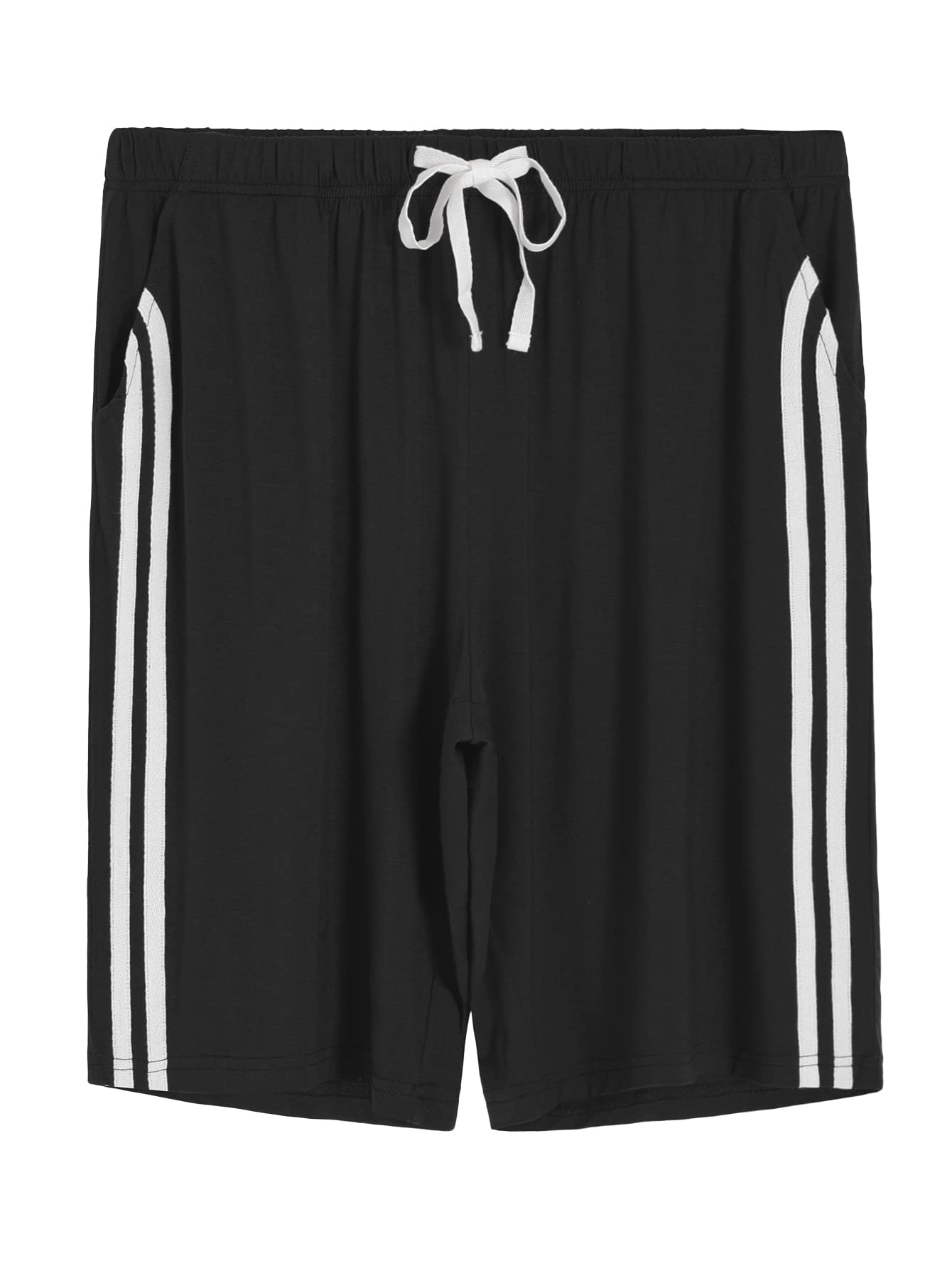 Women's Bamboo Viscose Lounge Bermuda Pajama Shorts with Pockets - Latuza