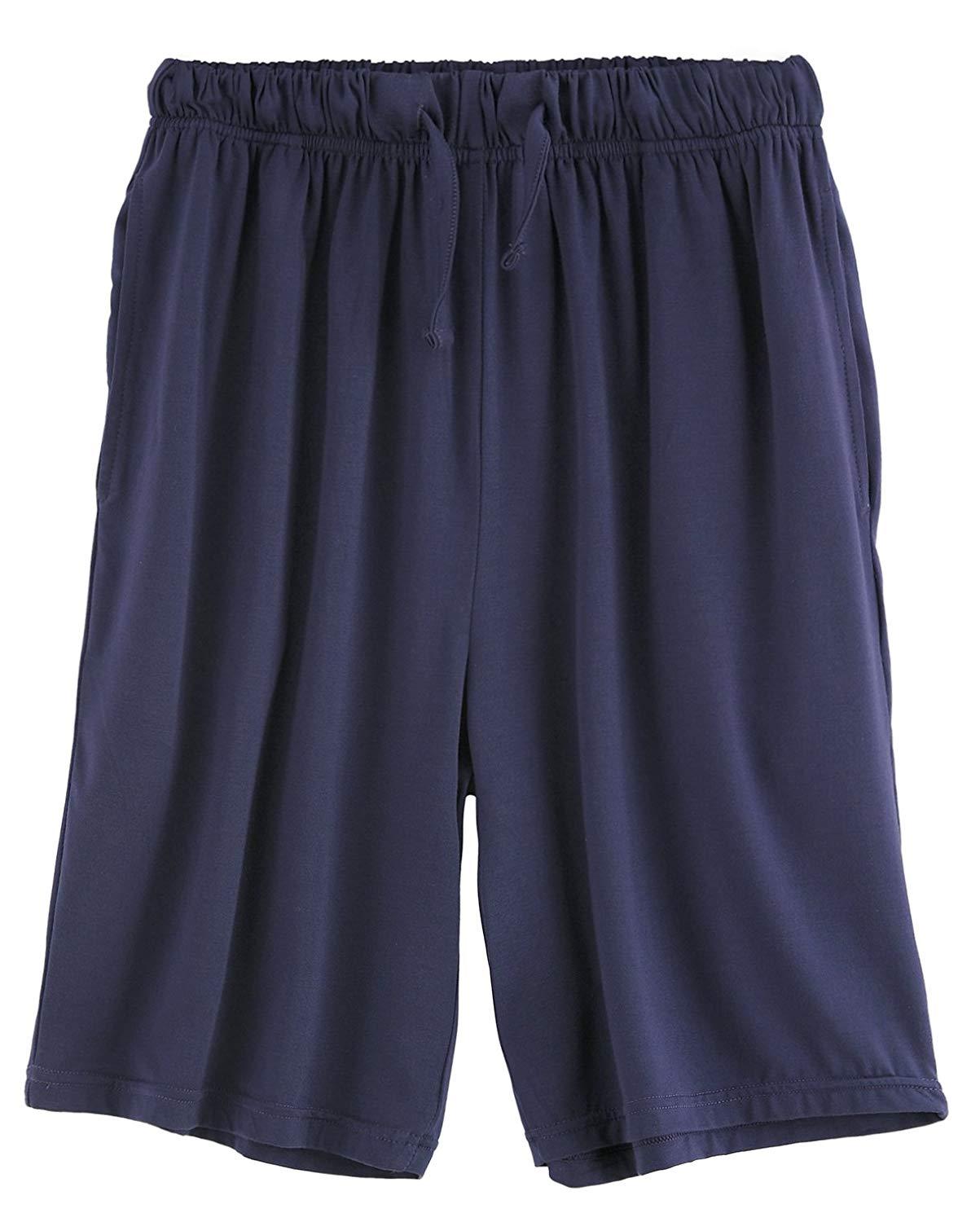 Men's Bamboo Sleep Shorts Loose Lounge Shorts - Latuza