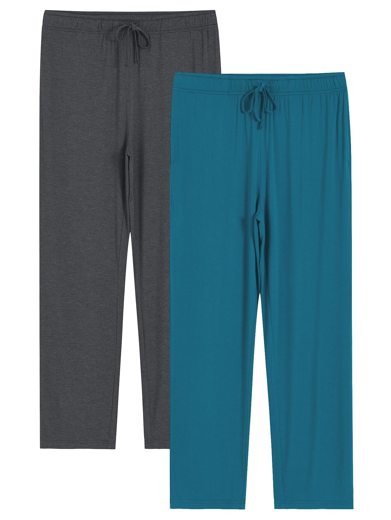 Men's Viscose Pajama Pants Soft Lounge Pants with Pockets - Latuza