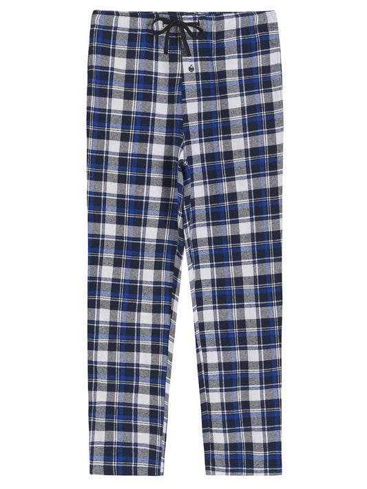 Men's Flannel Pajama Pants Cotton Lounge Pants with Pockets - Latuza
