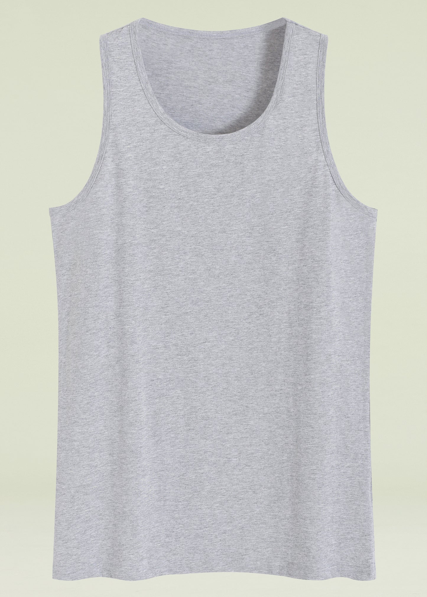 Men's Cotton Knit Tank Top Sleeveless Pajama Shirt