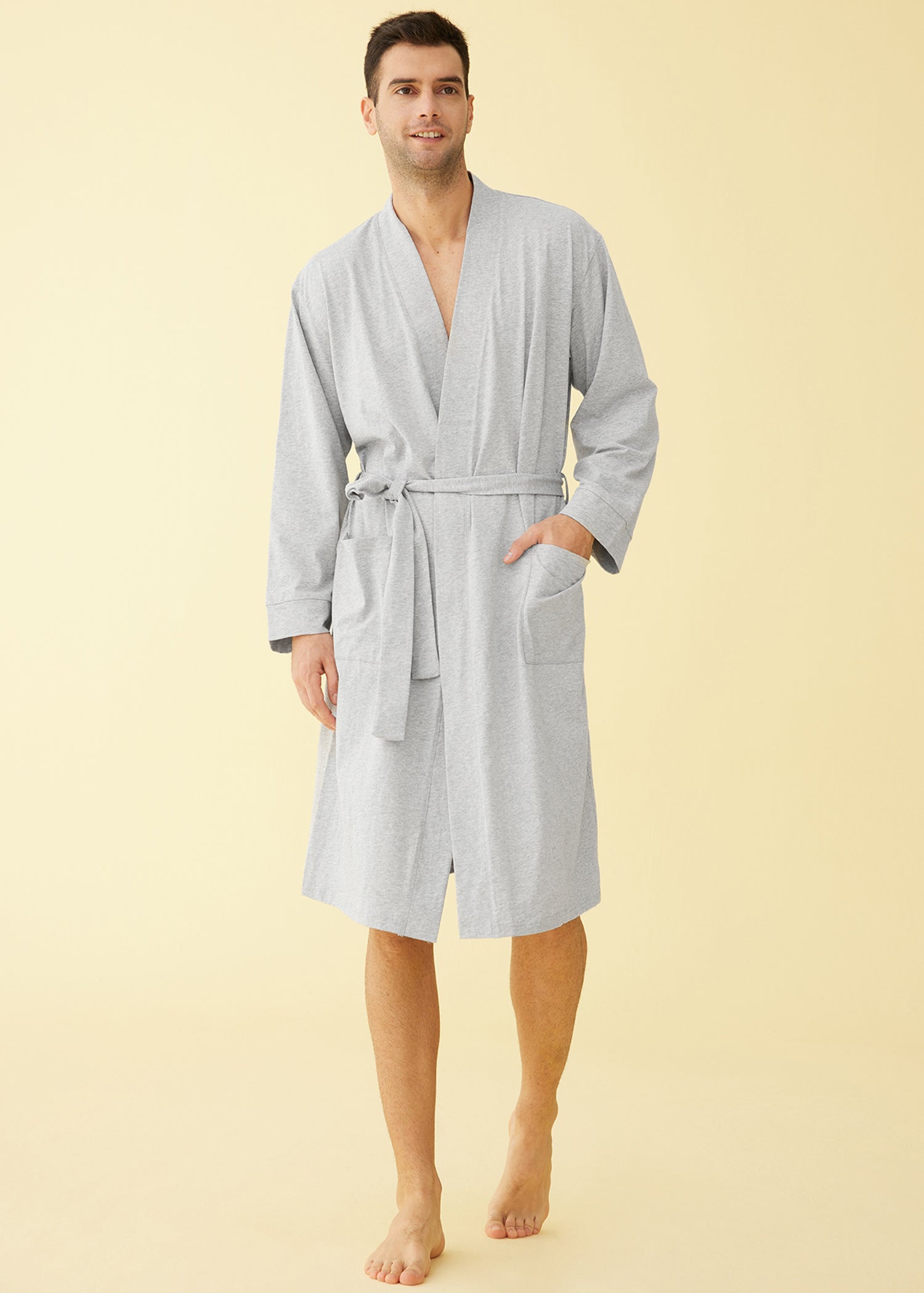 Calvin klein men's cotton dressing gown Clearance