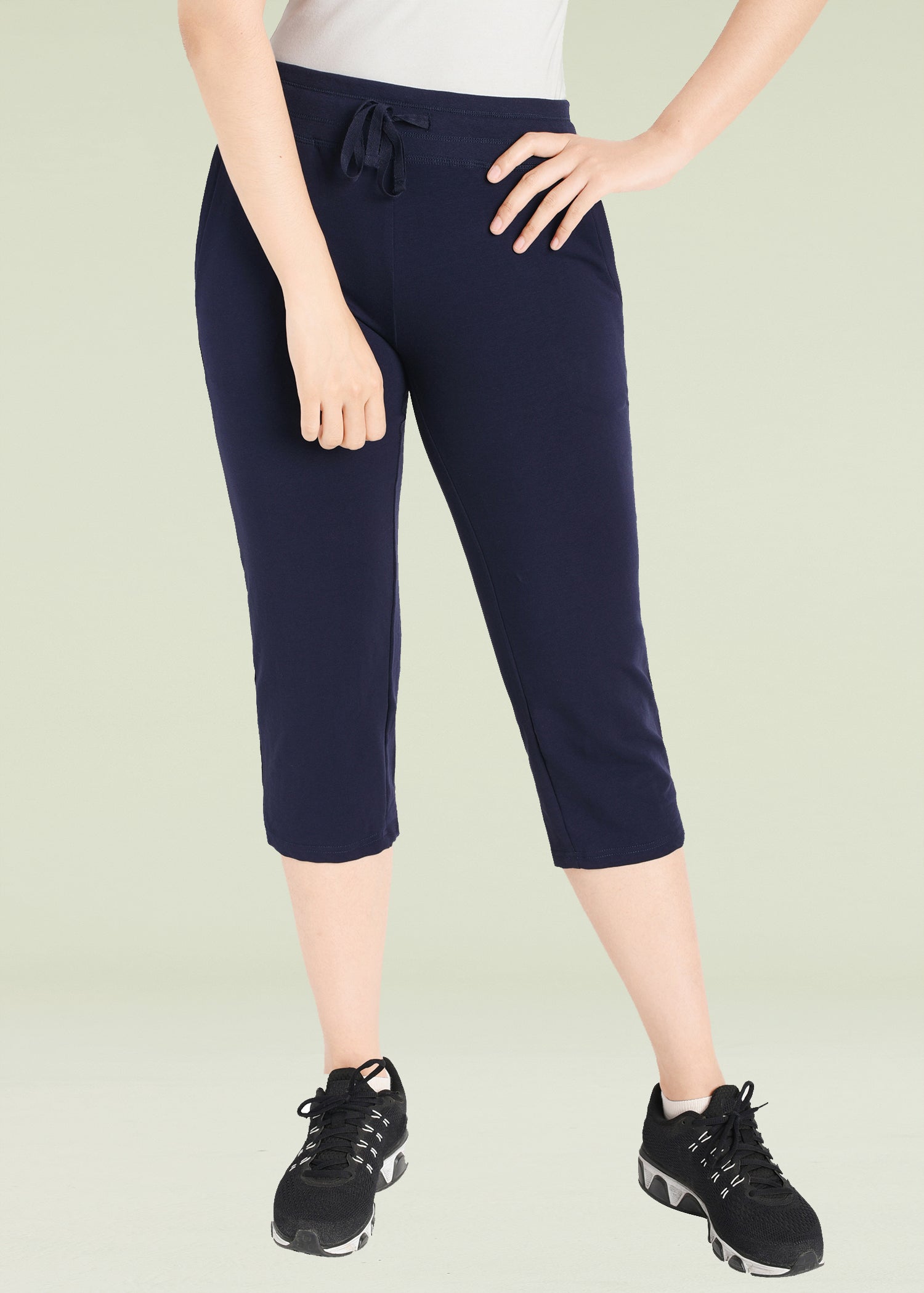 Drawstring Walmart Womens Capris Chic Pants Walmart NTC Women