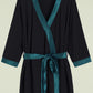 Women's Bamboo Viscose Short Kimono Robe