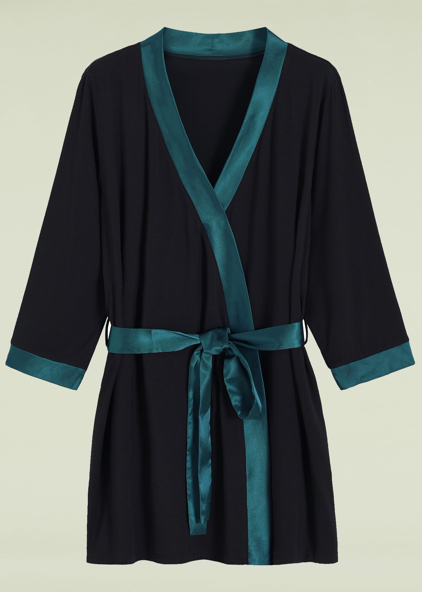 Women's Bamboo Viscose Short Kimono Robe