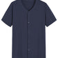 Men's Viscose Pajama Top Button Up Sleep Shirt - Latuza