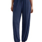 Women's Viscose Harem Lounge Pants Palazzo Pajama Bottoms - Latuza
