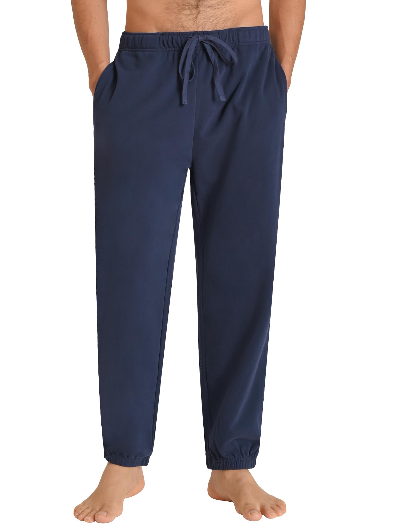 Men's Cotton Lounge Pants Jogger Sweatpants with Pockets - Latuza