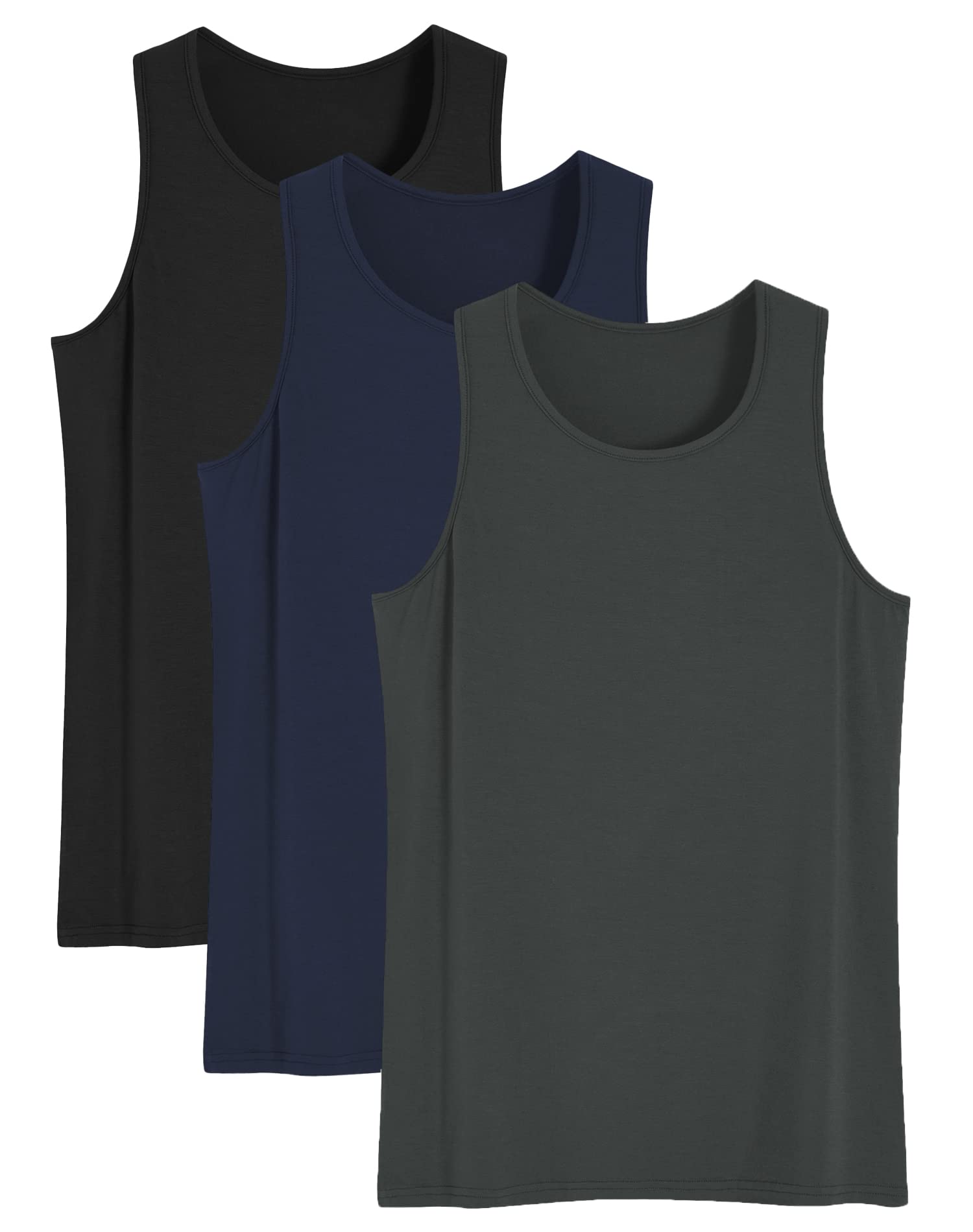 Men's Bamboo Viscose Tank Top Undershirt - Latuza