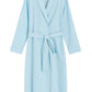 Women's Long Cotton Robe Ladies Lightweight Bathrobe - Latuza