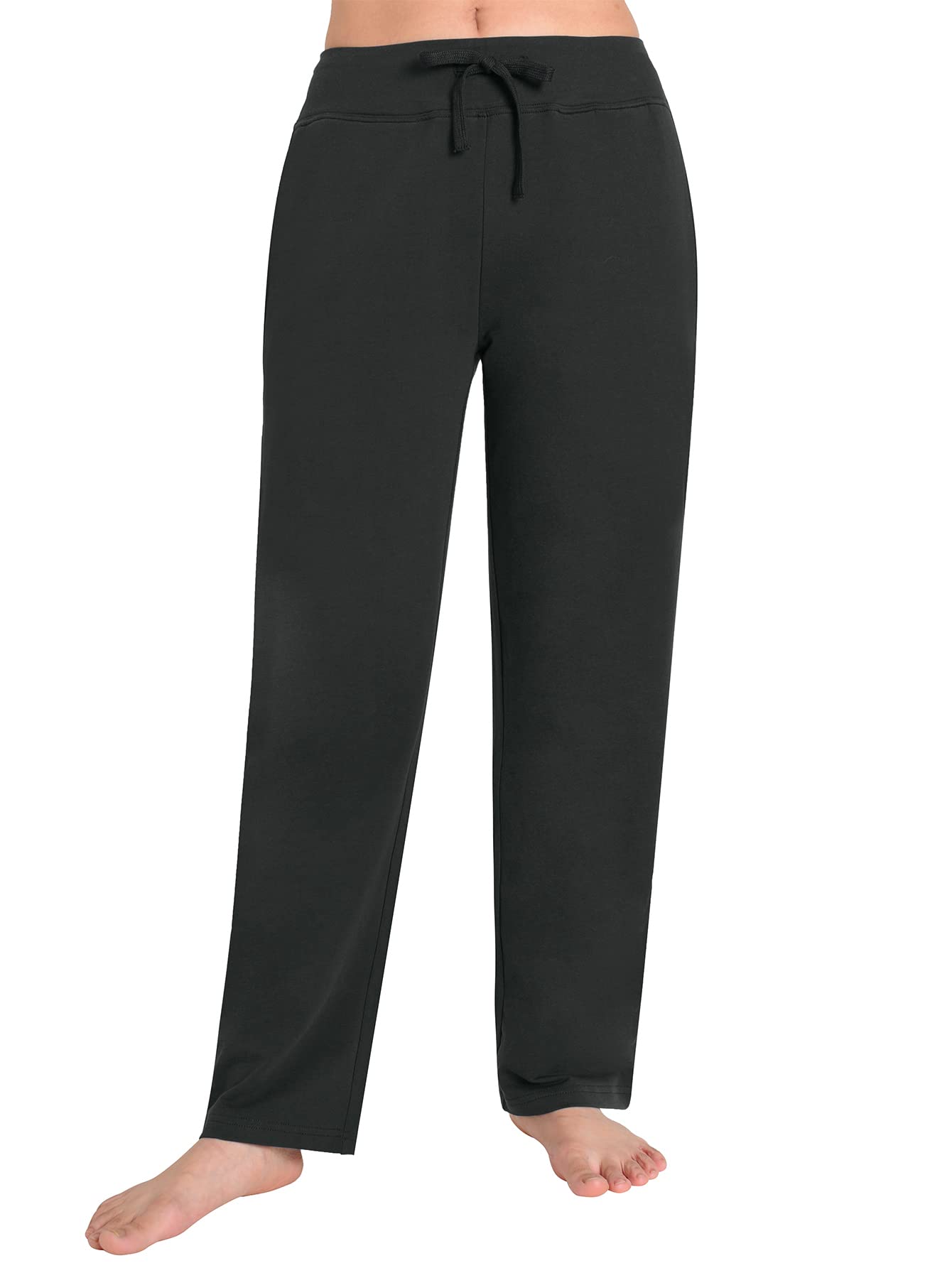 Women's Petite Cotton Lounge Pants with Pockets - Latuza