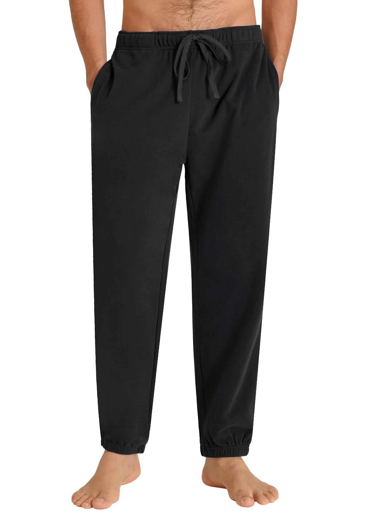 Men's Cotton Lounge Pants Jogger Sweatpants with Pockets - Latuza