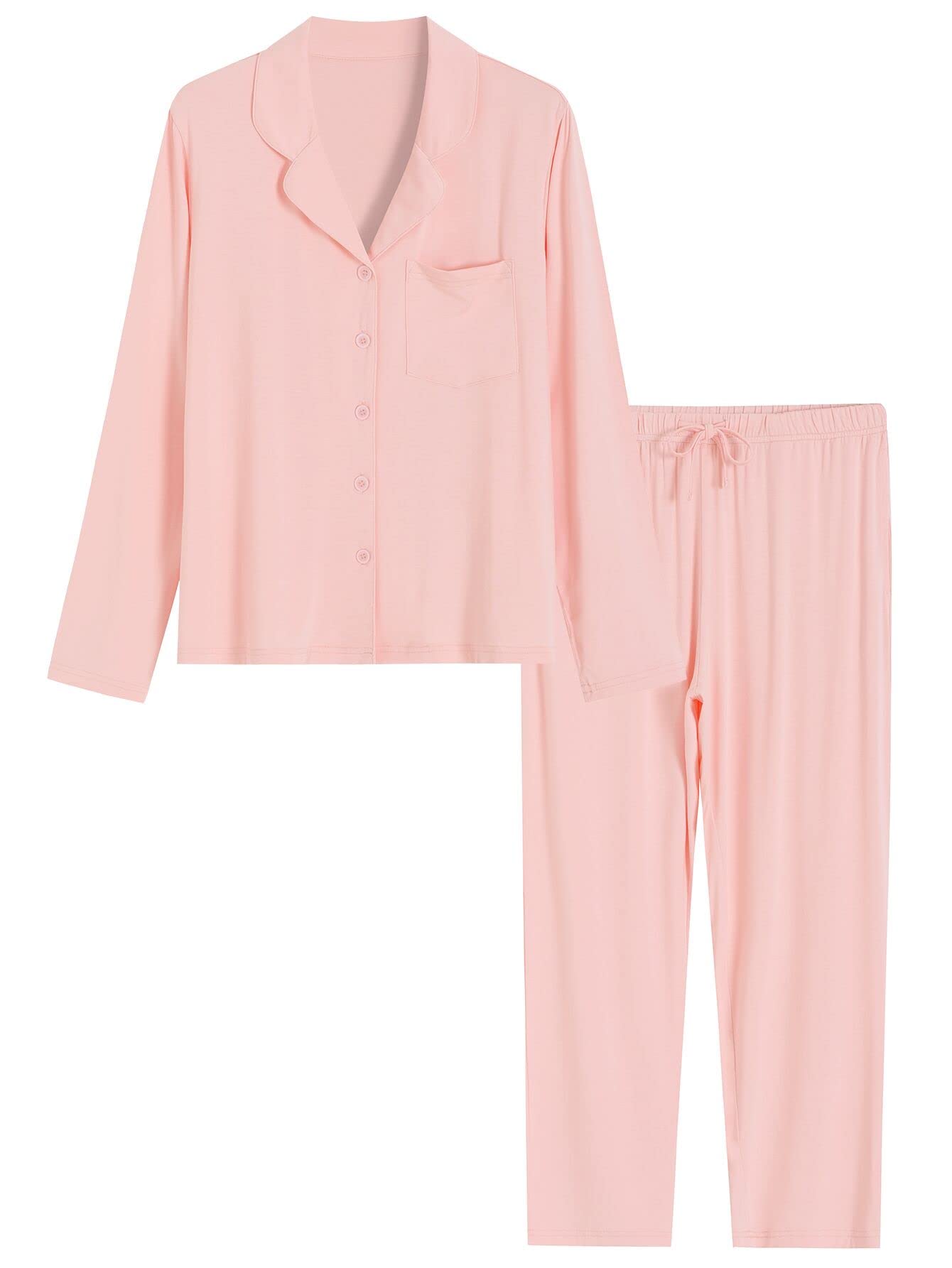 Women's Petite Pajamas Set Petite Length Shirt Pants - Latuza