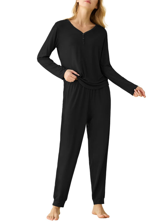 Women's Bamboo Viscose Pajamas Set 2 Piece Sleepwear - Latuza