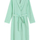 Women's Long Cotton Robe Ladies Lightweight Bathrobe - Latuza