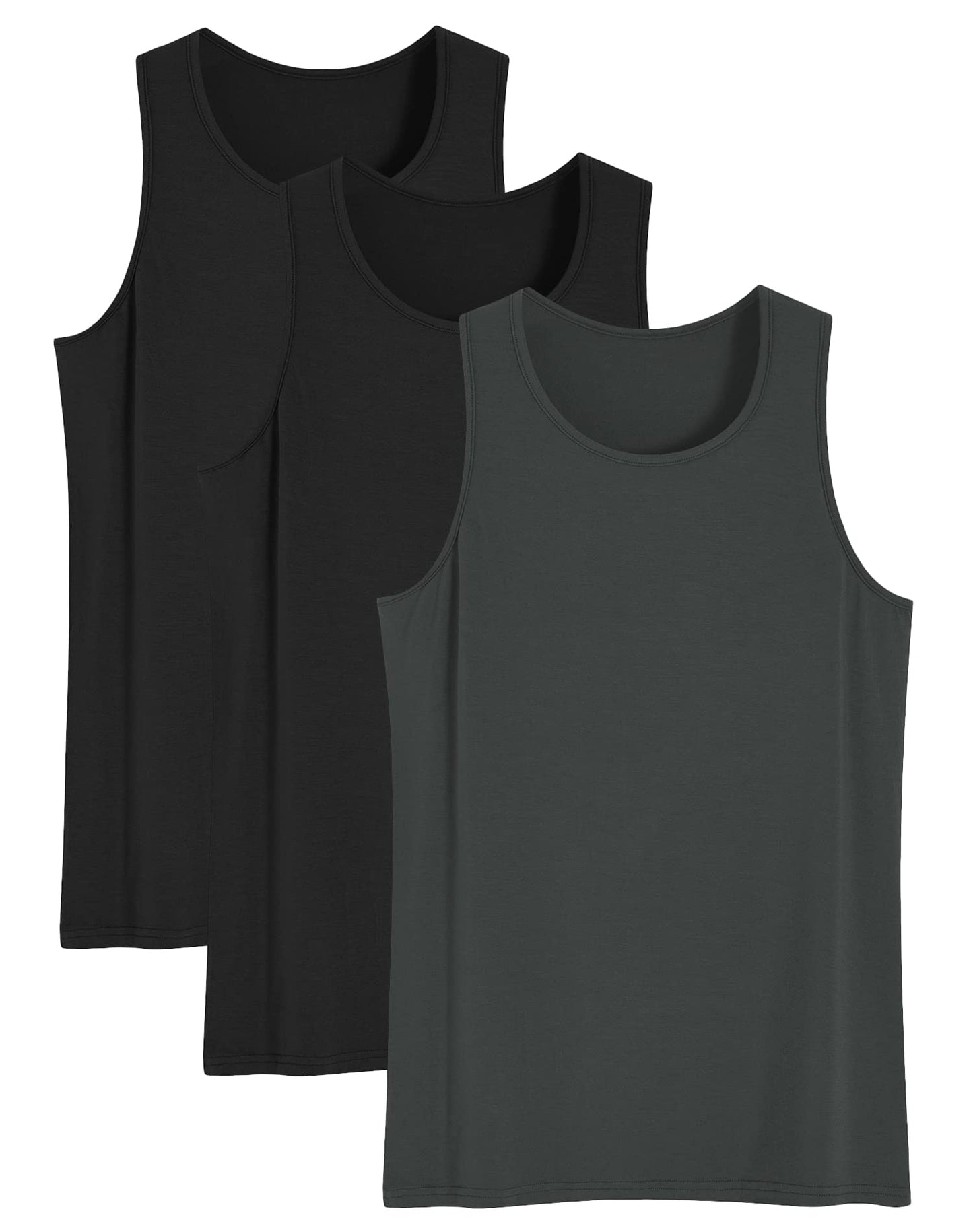 Men's Bamboo Viscose Tank Top Undershirt - Latuza