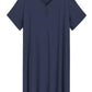 Women's Plus Size Summer Nightgown Viscose Sleep Shirt - Latuza