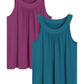 Women's Viscose Lounge Top Halter Pajama Tank Top - Latuza