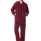 Adults Fleece Hooded Onesie Pajamas for Men - Latuza