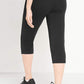 Women's Cotton Joggers Knit Capri Pants with Pockets - Latuza