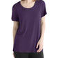 Women's Soft Comfy Pajama Tops Scoop Neck Sleep Tee Shirt - Latuza