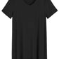 Women's Bamboo Viscose Loungewear Short Sleeves Tunic T-Shirt - Latuza