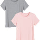 Women's Bamboo Viscose Pajama Top Crew Neck Sleep T-Shirt - Latuza