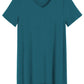 Women's Bamboo Viscose Loungewear Short Sleeves Tunic T-Shirt - Latuza