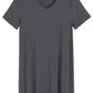 Women's Bamboo Viscose Loungewear Short Sleeves Tunic T-Shirt - Latuza