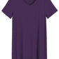 Women's Bamboo Viscose Loungewear Short Sleeves Tunic T-Shirt - Latuza