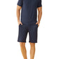 Men's Bamboo Viscose Henley Shirt Lounge Shorts Pajama Set - Latuza