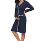 Women's Soft Bamboo Viscose Maternity Nursing Robe - Latuza