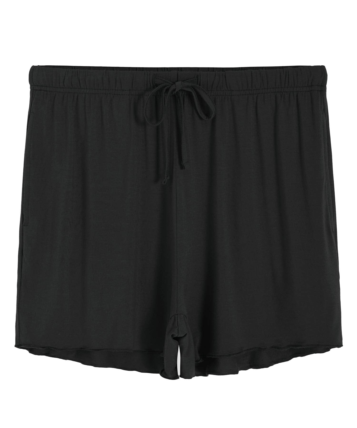 Louisa tap pants  Retro, black sleep shorts in pure silk