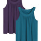 Women's Viscose Lounge Top Halter Pajama Tank Top - Latuza