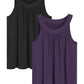 Women's Viscose Lounge Top Halter Pajama Tank Top - Latuza