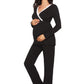 Women's Maternity Pajama Pants Set Nursing Loungewear - Latuza