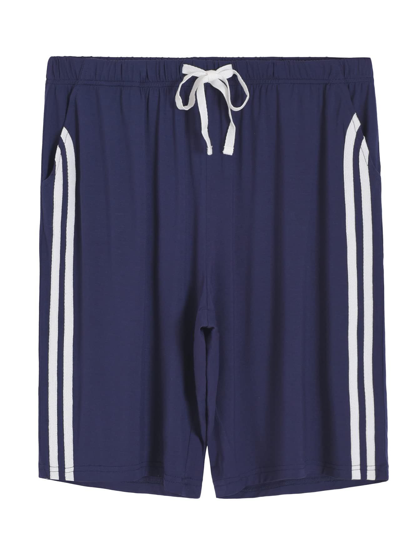 Women's Bamboo Viscose Lounge Bermuda Pajama Shorts with Pockets - Latuza