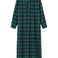 Women's Long Flannel Nightgown Long Sleeve Floor Length - Latuza