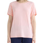 Women's Bamboo Viscose Pajama Top Crew Neck Sleep T-Shirt - Latuza