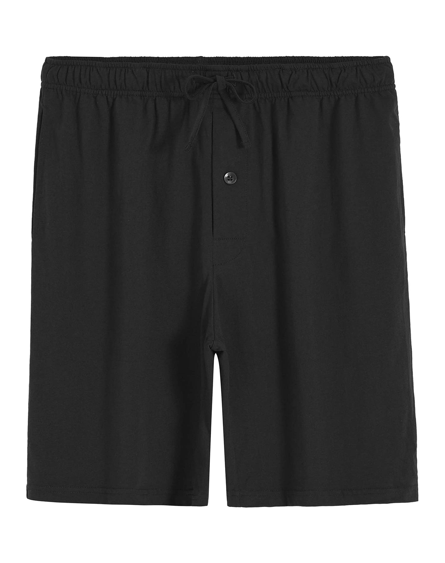 Men's Cotton Pajama Bottoms Soft Lounge Shorts with Pockets - Latuza