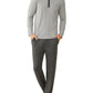 Men's Bamboo Viscose Pajamas Set Henley Long Sleeves Top Pants - Latuza