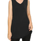 Women's Bamboo Viscose Sleeveless Tunic Flowy Pajama Tank Top - Latuza