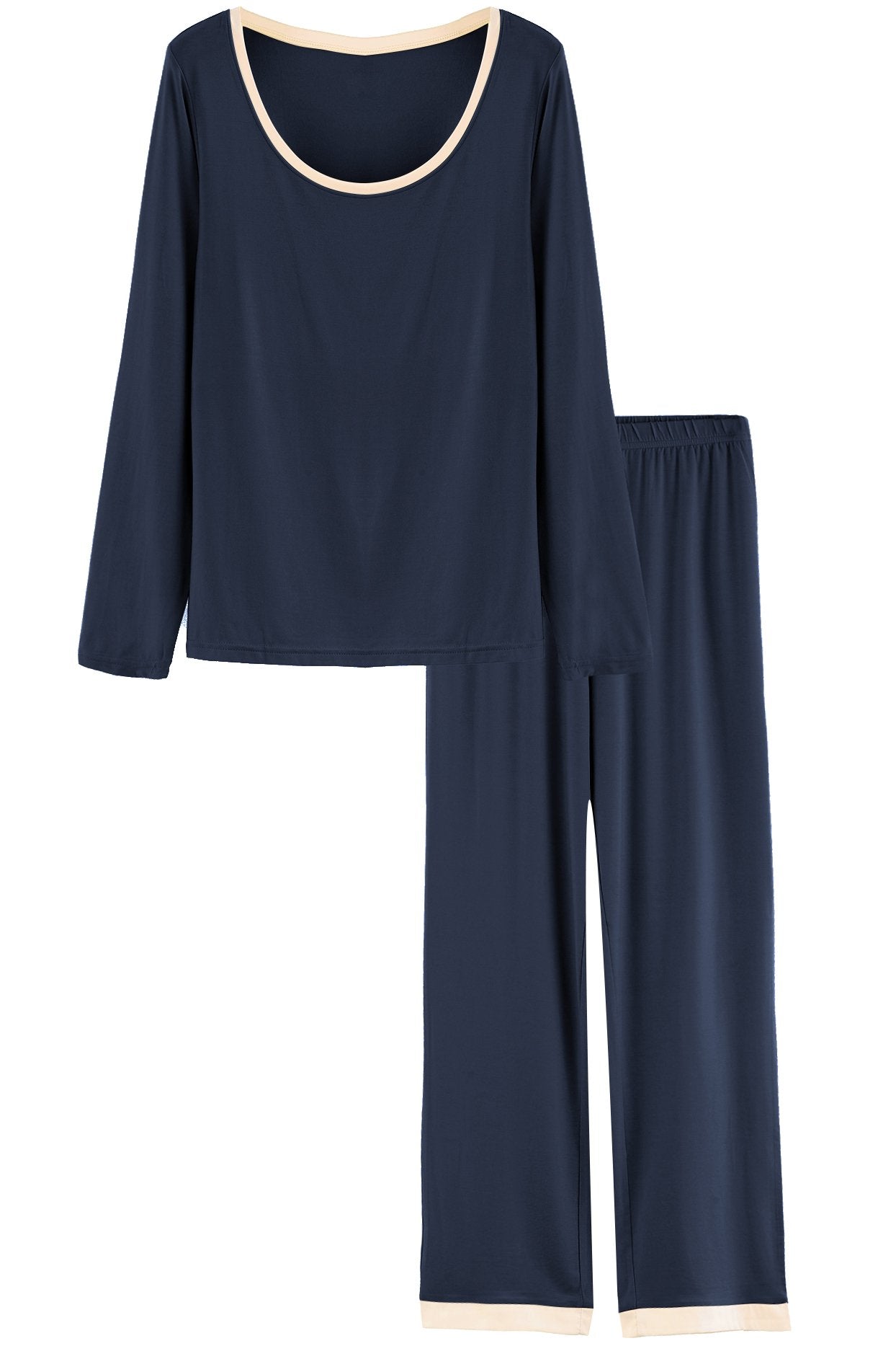 Women's Long Sleeves Bamboo Pajama Set - Latuza