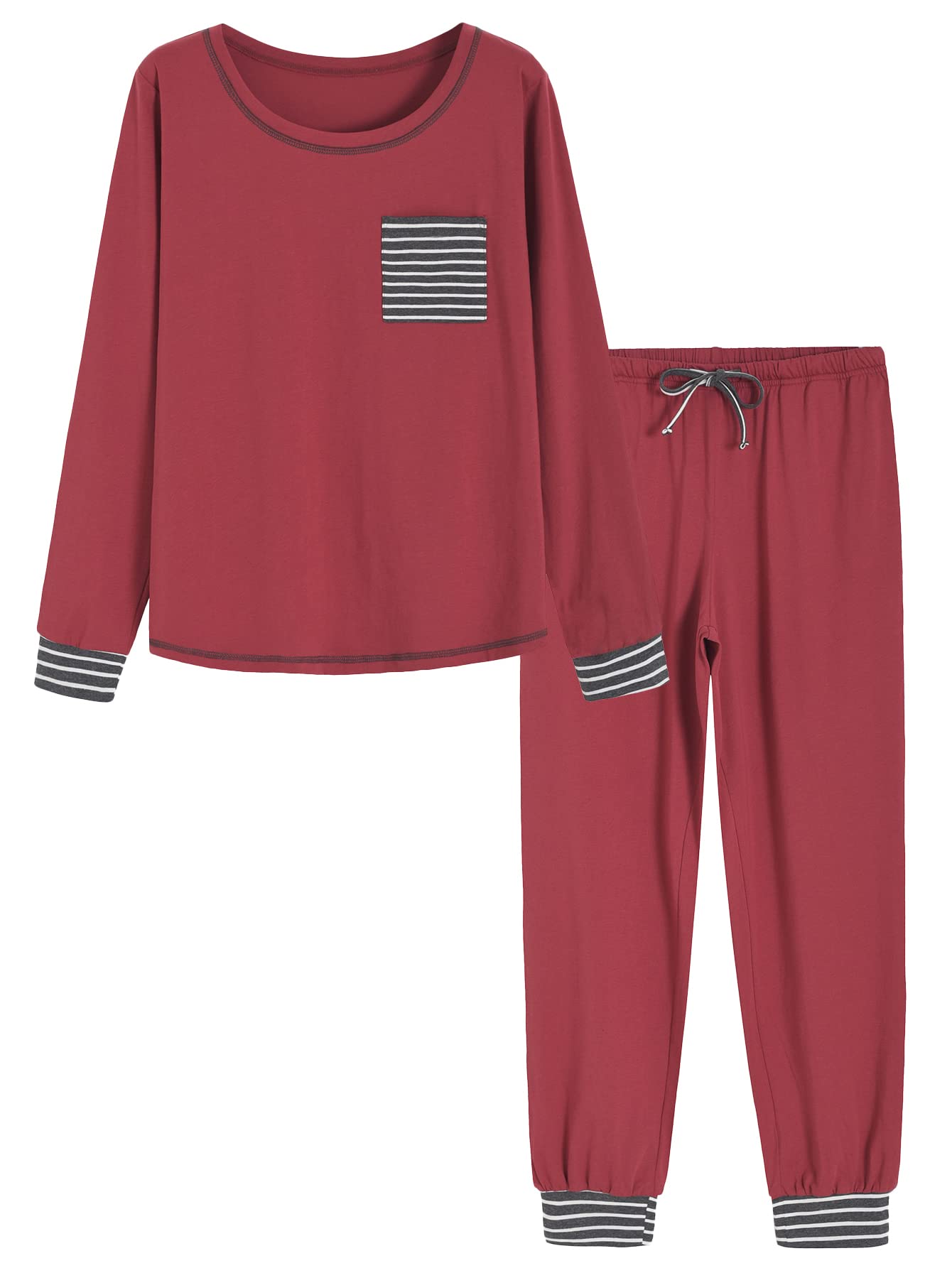 Women's Cotton Pajama Set Long Sleeve Sleepwear